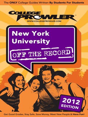 cover image of New York University 2012